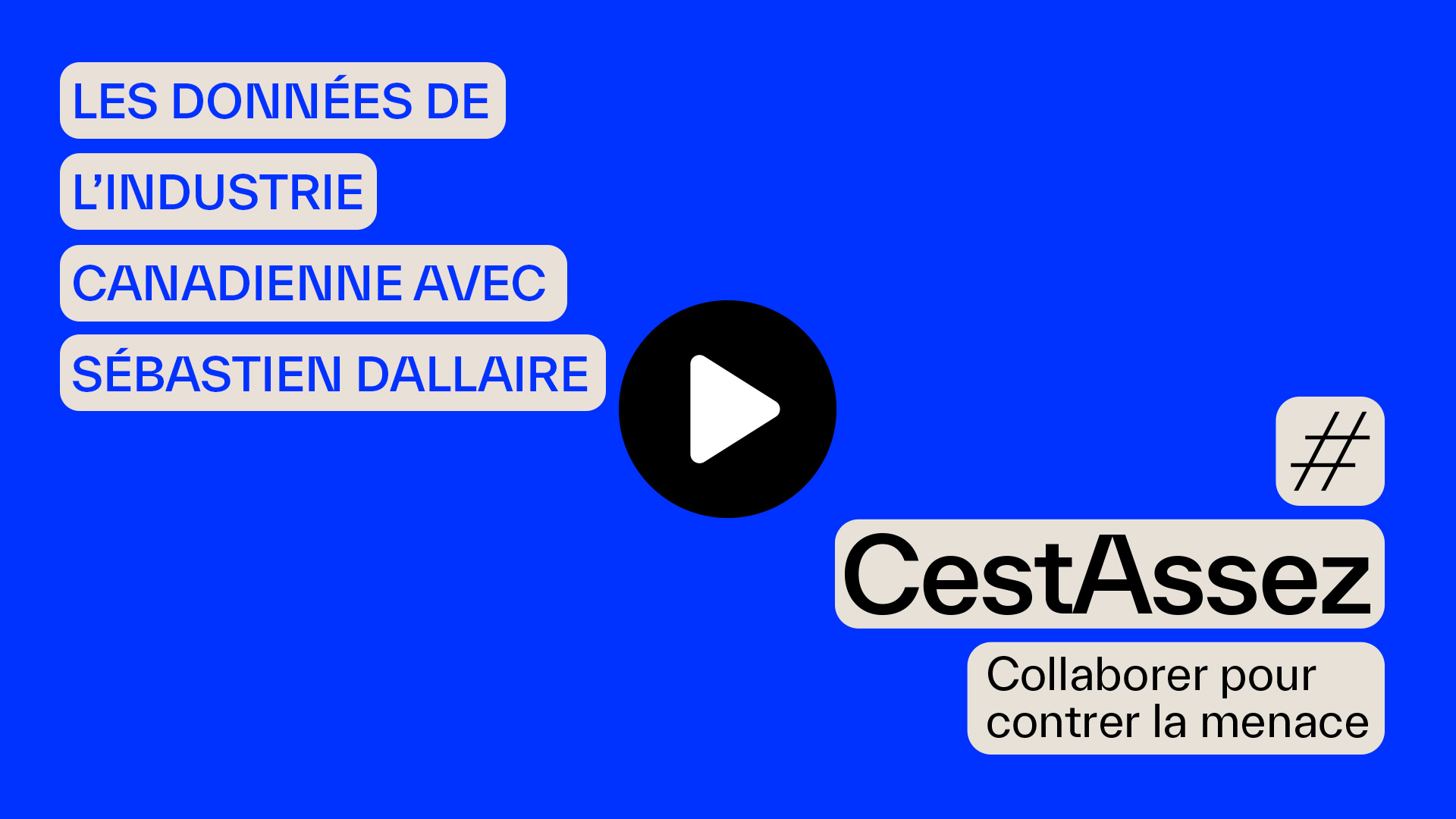 Les données de l’industrie canadienne avec Sébastien Dallaire