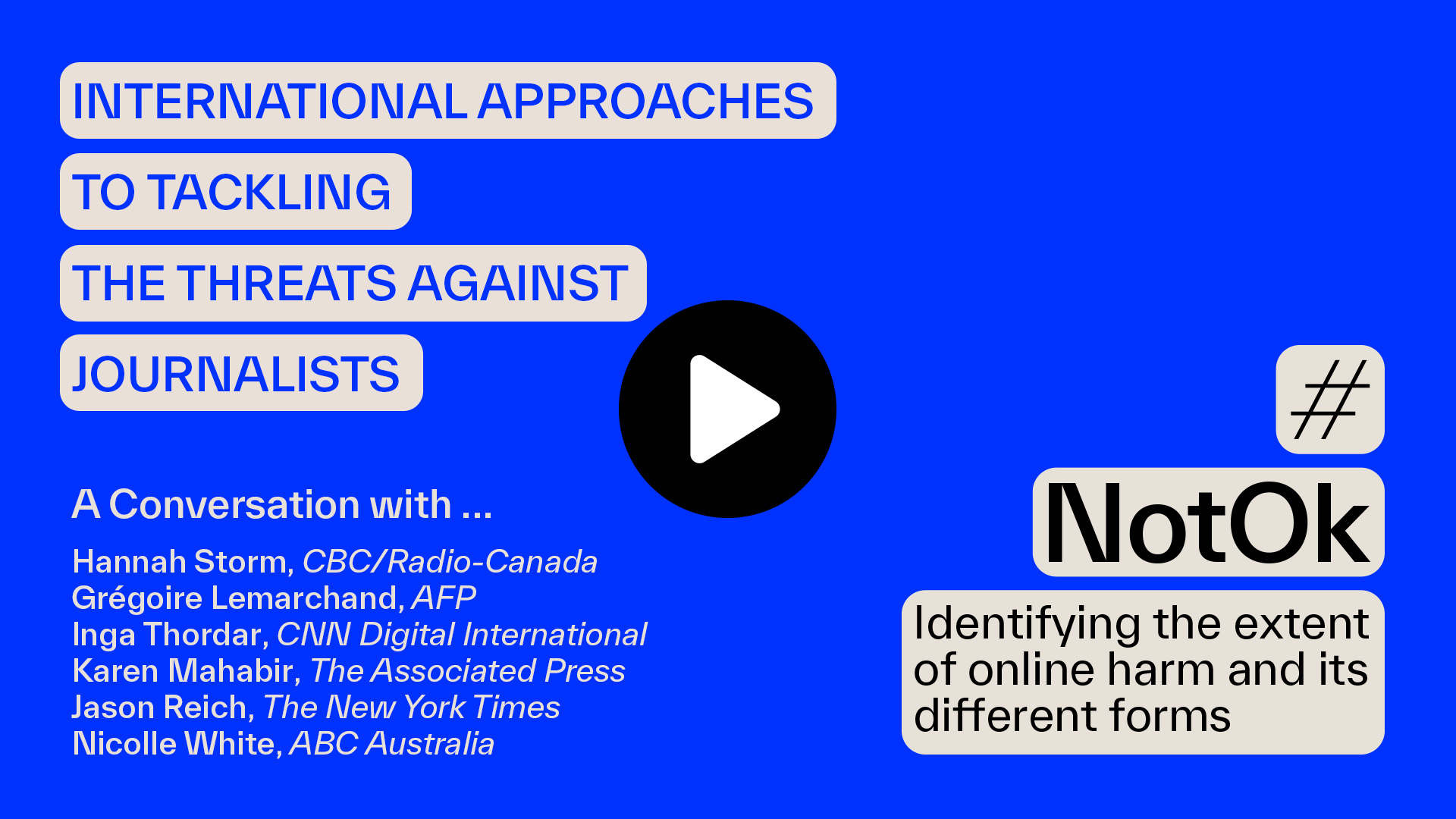 International Approaches to Tackling the Threats Against Journalists International Approaches to Tackling the Threats Against Journalists